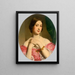 Fanny Tschildov - Károly Brocky — gerahmtes Bild an der Wand
