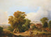 Landschaft Italien mit Bauernhof - Károly Markó — Ansicht des Kunstwerks