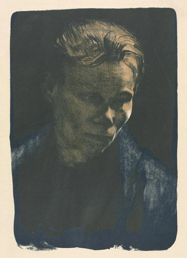 Kthe Kollwitz - Working Woman with Blue Shawl.webp