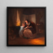 L'ABC - Josef Danhauser — gerahmtes Bild an der Wand