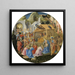 L'Adoration des Mages - Fra Angelico und Fra Filippo Lippi — Wandpräsentation des Kunstwerks
