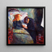 L'Enfant malade - Edvard Munch — gerahmtes Bild an der Wand