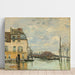 Reproduktion des Gemäldes L’Inondation à Port-Marly - Alfred Sisley