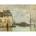 Reproduktion des Gemäldes L’Inondation à Port-Marly - Alfred Sisley