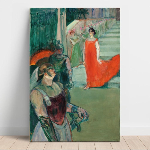 Reproduktion des Gemäldes L'Opera Messalina in Bordeaux - Henri de Toulouse-Lautrec