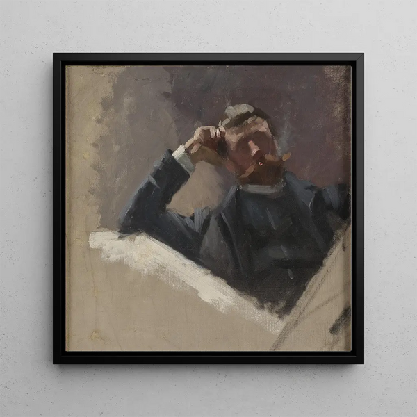 L'artiste Georg Pauli en étude - Eva Bonnier