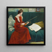 L'artiste Gerda Holm - Paul Fischer — gerahmtes Bild an der Wand