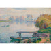 Reproduktion des Gemäldes L'étang de Saint-Pierre, pêcheur et barques - Henri Lebasque