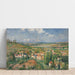 Reproduktion des Gemäldes L'hermitage im Sommer, Pontoise - Camille Pissarro