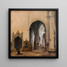 L'intérieur de S. Maria sopra Minerva à Rome - Constantin Hansen — gerahmtes Bild an der Wand