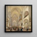 L'intérieur de la cathédrale de Roskilde - Ditlev Martens — gerahmtes Bild an der Wand