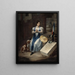La Femme au chien - L. S. Jean — gerahmtes Bild an der Wand