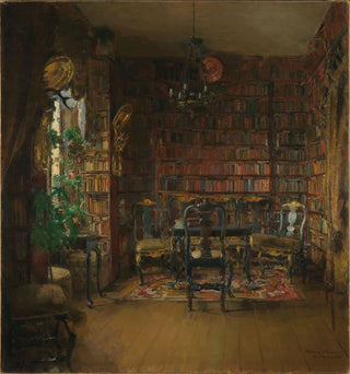 La Bibliothèque de Thorvald Boeck - Harriet Backer