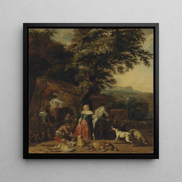 La Chasse - Abraham Hondius