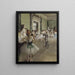 Reproduktion des Gemäldes La Classe de danse - Edgar Degas