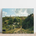 Reproduktion des Gemäldes La Côte de Jalais, Pontoise - Camille Pissarro