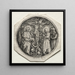 Die Kreuzigung - Albrecht Dürer — gerahmtes Bild an der Wand