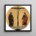 Die Kreuzigung - Francesco del Cossa — gerahmtes Bild an der Wand