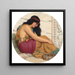 La Danseuse fatiguée - John William Godward — gerahmtes Bild an der Wand