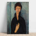 Reproduktion des Gemäldes Die Frau mit blauen Augen - Amedeo Modigliani