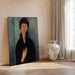 Reproduktion des Gemäldes Die Frau mit blauen Augen - Amedeo Modigliani