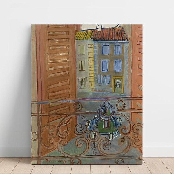 Reproduktion des Gemäldes La Fontaine à Aspet - Raoul Dufy
