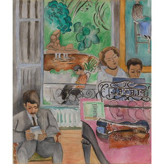 La Leçon de Musique - Henri Matisse | Reproduction Tableau Décoration murale affiche copie