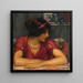 La Lettre - John William Godward — gerahmtes Bild an der Wand