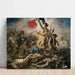 Reproduktion des Gemäldes "Die Freiheit führt das Volk" - Eugène Delacroix