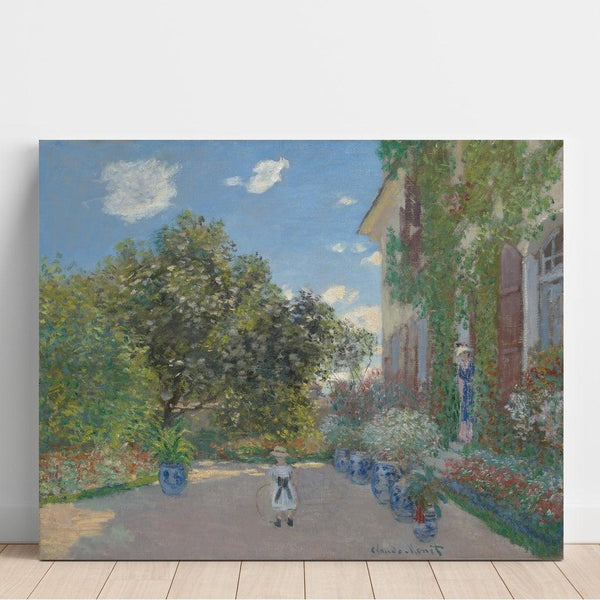Reproduktion des Gemäldes La Maison de l'artiste à Argenteuil - Claude Monet