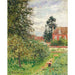 Reproduktion des Gemäldes La Maison des Anglais, Éragny - Camille Pissarro