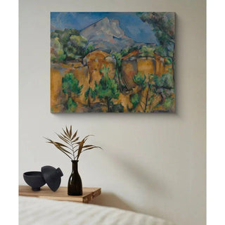 La Montagne Saint Victoire - Paul Cézanne | Reproduction Tableau Décoration murale affiche copie