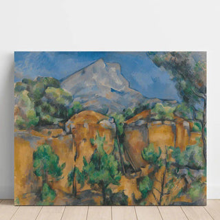 La Montagne Saint Victoire - Paul Cézanne | Reproduction Tableau Décoration murale affiche copie