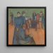 Der Tod im Krankenzimmer - Edvard Munch — gerahmtes Bild an der Wand