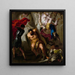 La Mort de Samson - Anonym — gerahmtes Bild an der Wand