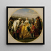 Die Musterung in Solenau im Jahr 1749 - Karl von Blaas — gerahmtes Bild an der Wand