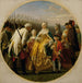 Die Musterung in Solenau im Jahr 1749 - Karl von Blaas — Ansicht des Kunstwerks