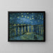 Reproduktion des Gemäldes Die sternenklare Nacht über dem Rhone - Vincent Van Gogh