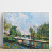Reproduktion des Gemäldes La Passerelle - Chemin de Halage du Canal du Loing - Alfred Sisley