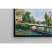 Reproduktion des Gemäldes La Passerelle - Chemin de Halage du Canal du Loing - Alfred Sisley