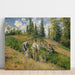 Reproduktion des Gemäldes Die Ernte, Pontoise - Camille Pissarro