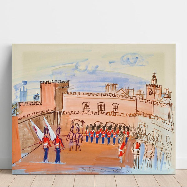 Reproduktion des Gemäldes Die Wachablösung (1933) - Raoul Dufy