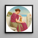 La Réponse - John William Godward — gerahmtes Bild an der Wand