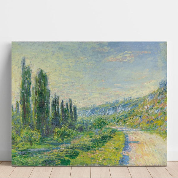 Reproduktion des Gemäldes La Route De Vétheuil - Claude Monet