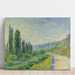 Reproduktion des Gemäldes La Route De Vétheuil - Claude Monet