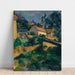 Reproduktion des Gemäldes La Route tournante à Montgeroult - Paul Cézanne