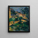 Reproduktion des Gemäldes La Route tournante à Montgeroult - Paul Cézanne