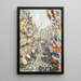Reproduktion des Gemäldes La Rue Montorgueil - Claude Monet