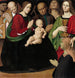 Die Heilige Familie mit vier Heiligen und einer Spenderin - Antonio Rimpatta — Ansicht des Kunstwerks