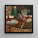 La Saucire et les ronds de serviette - Édouard Vuillard — gerahmtes Bild an der Wand